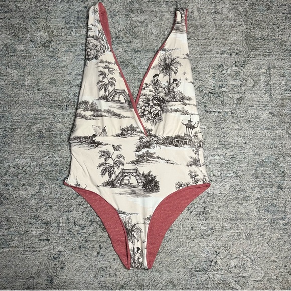 Maaji One Piece Reversible SwimSuit Size M - Picture 4 of 8